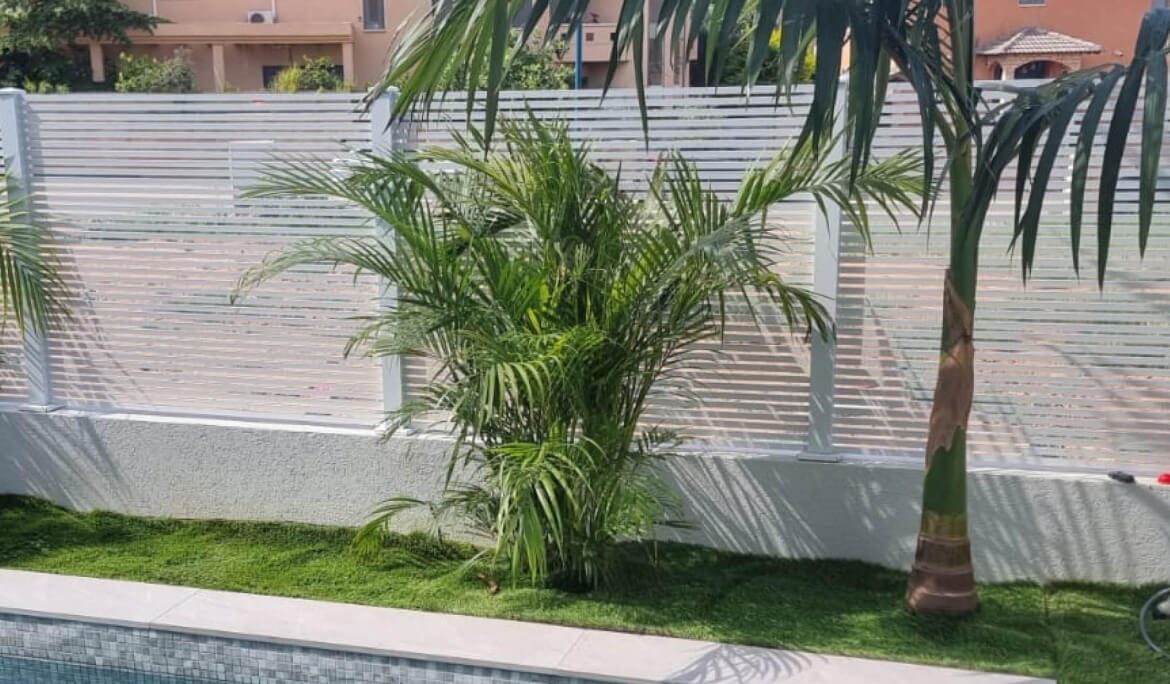 גדר אלומיניום בהרכבה עצמית